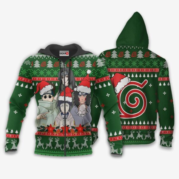 Konoha Team 8 Ugly Christmas Sweater Custom Naruto Anime XS12 2