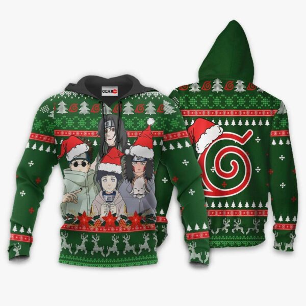 Konoha Team 8 Ugly Christmas Sweater Custom Naruto Anime XS12 3