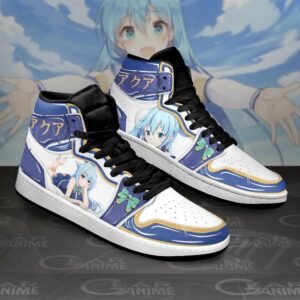KonoSuba Aqua Shoes Custom Anime Sneakers 5