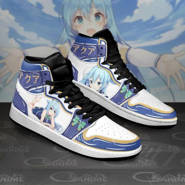 KonoSuba Aqua Shoes Custom Anime Sneakers 2