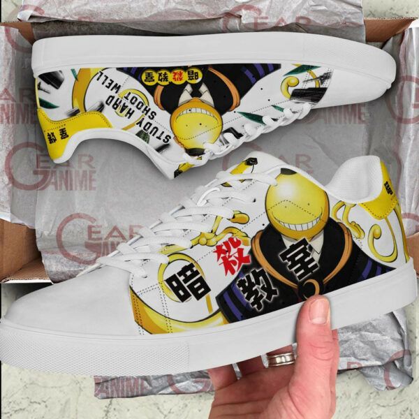 Koro Sensei Skate Shoes Assassination Classroom Anime Sneakers SK10 3