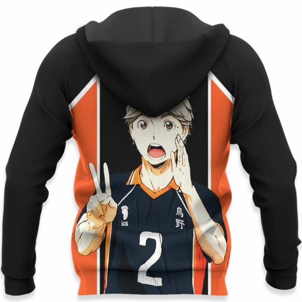 Koshi Sugawara Karasuno Hoodie Shirts Haikyuu Anime 6