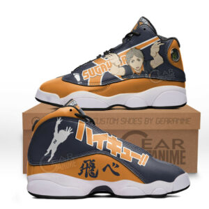 Koushi Sugawara JD13 Shoes Haikyuu Custom Anime Sneakers 5