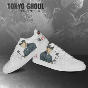 Koutarou Amon Skate Shoes Tokyo Ghoul Custom Anime Sneakers SK11 6