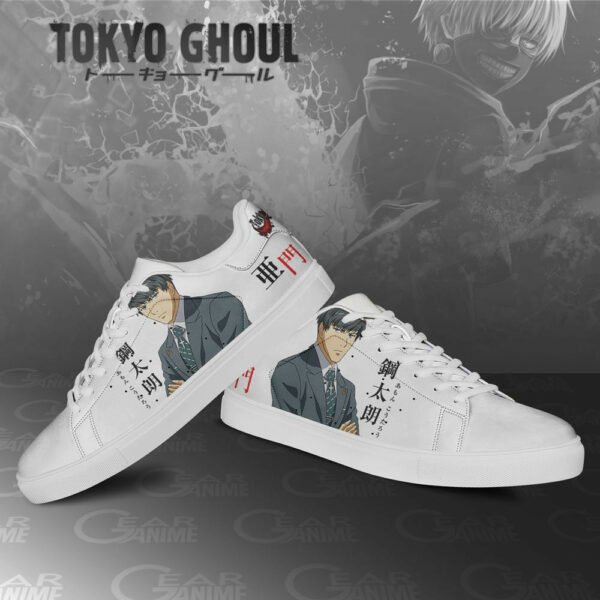 Koutarou Amon Skate Shoes Tokyo Ghoul Custom Anime Sneakers SK11 3