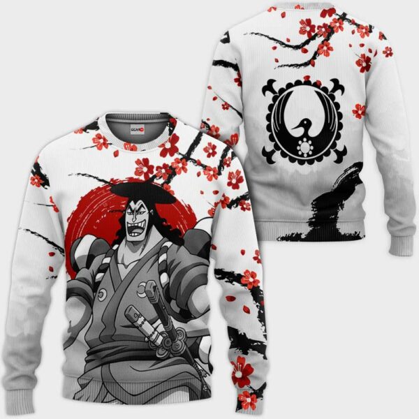 Kozuki Oden Hoodie Custom Japan Style One Piece Anime Shirt 2