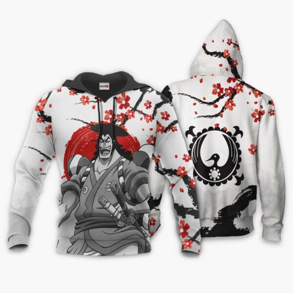 Kozuki Oden Hoodie Custom Japan Style One Piece Anime Shirt 3