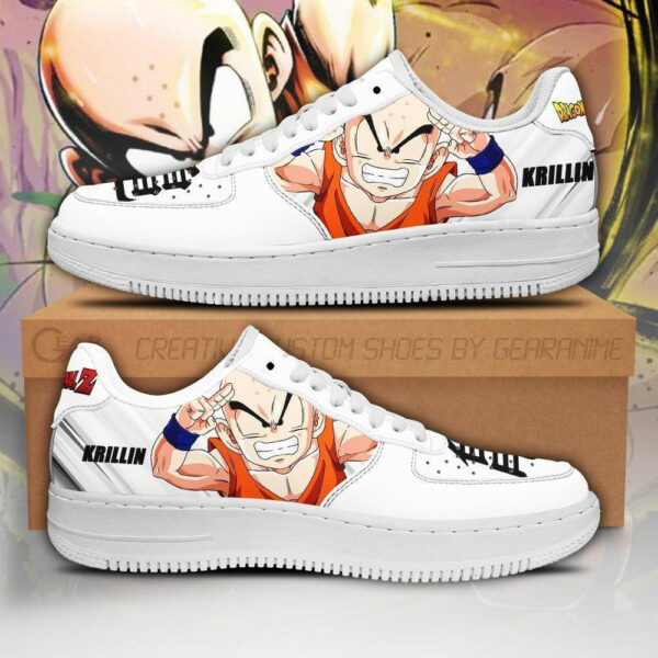 Krillin Air Shoes Custom Anime Dragon Ball Sneakers Simple Style 1