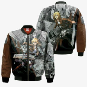 Krista Lenz Hoodie Custom Attack On Titan Anime Merch Clothes Manga Style 9