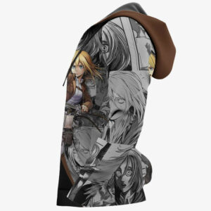 Krista Lenz Hoodie Custom Attack On Titan Anime Merch Clothes Manga Style 11