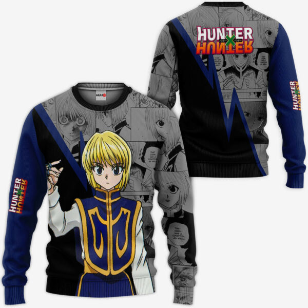 Kurapika Hoodie Custom HxH Anime Merch Clothes Manga Style 2