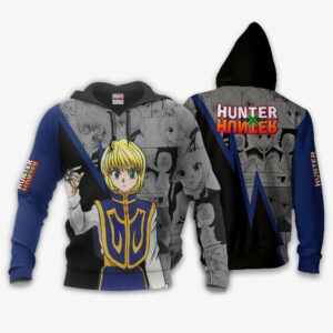 Kurapika Hoodie Custom HxH Anime Merch Clothes Manga Style 8