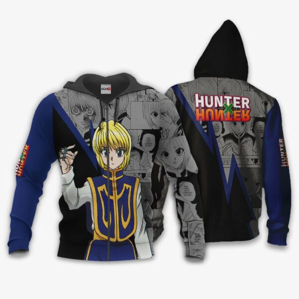 Kurapika Hoodie Custom HxH Anime Merch Clothes Manga Style 1