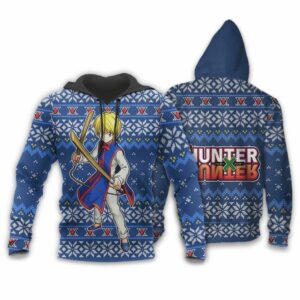 Kurapika Ugly Christmas Sweater HxH Anime Xmas Gift Custom Clothes 9