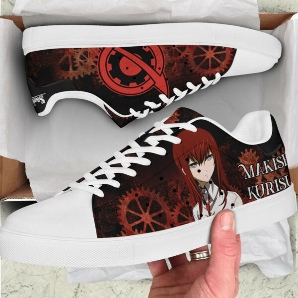 Kurisu Makise Skate Shoes Custom Steins;Gate Anime Sneakers 2