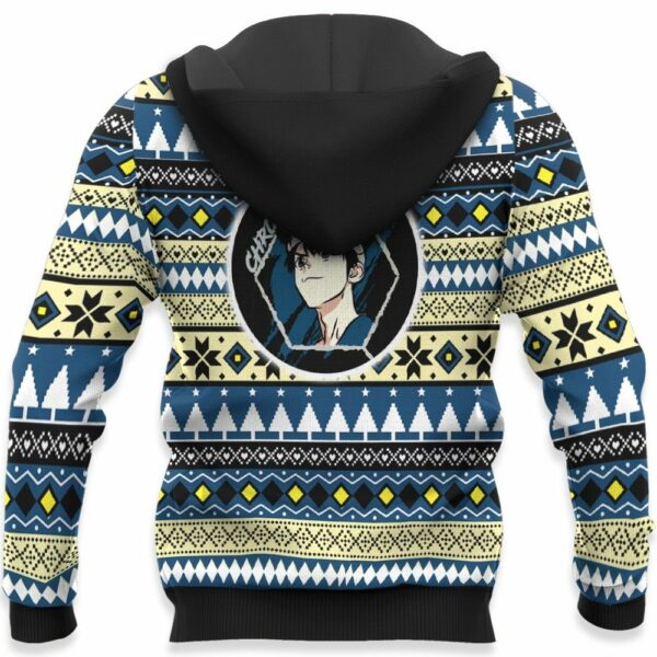 Kuromu Chrome Ugly Christmas Sweater Custom Anime Dr Stone XS12 4