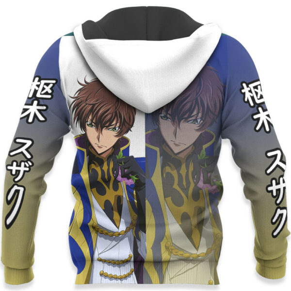 Kururugi Suzaku Hoodie Custom Code Geass Anime Merch Clothes 5