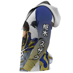 Kururugi Suzaku Hoodie Custom Code Geass Anime Merch Clothes 11