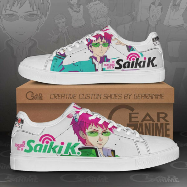 Kusuo Saiki Skate Shoes The Disastrous Life of Saiki K Anime Sneakers SK11 1