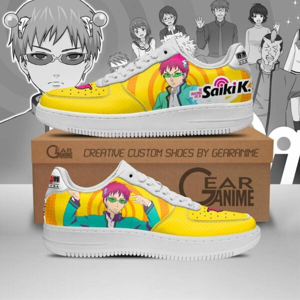 Kusuo Saiki Sneakers Saiki K Custom Anime Shoes PT11 1