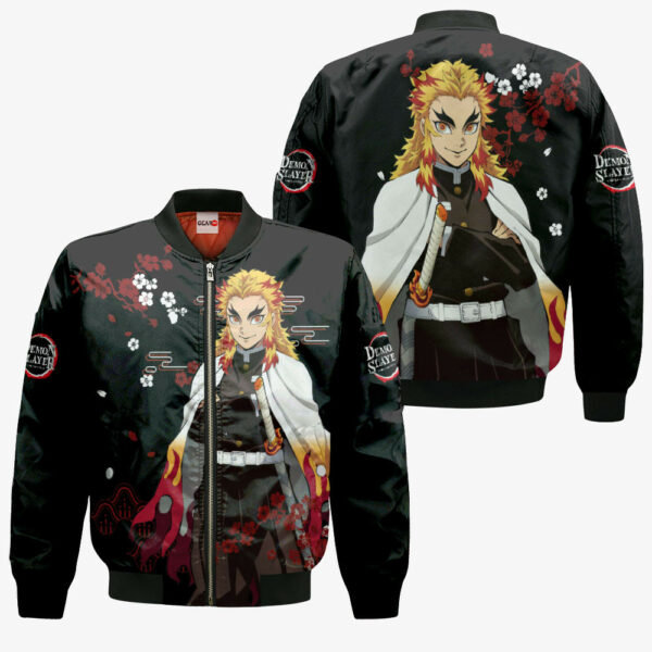 Kyojuro Rengoku Hoodie Custom Kimetsu Anime Merch Clothes Japan Style 4