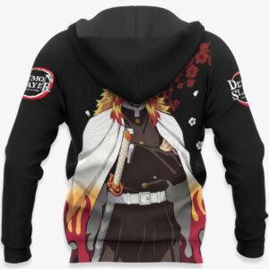 Kyojuro Rengoku Hoodie Custom Kimetsu Anime Merch Clothes Japan Style 10