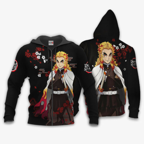 Kyojuro Rengoku Hoodie Custom Kimetsu Anime Merch Clothes Japan Style 1