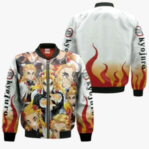 Kyojuro Rengoku Hoodie Flame Hashira Custom Kimetsu Anime Shirts 9
