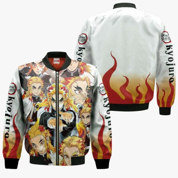 Kyojuro Rengoku Hoodie Flame Hashira Custom Kimetsu Anime Shirts 4