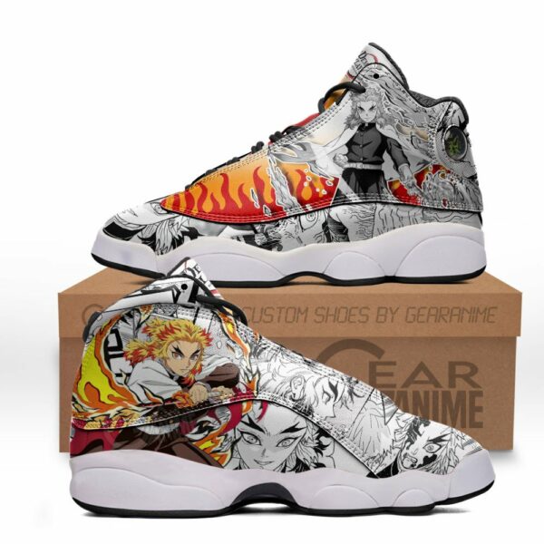 Kyojuro Rengoku JD13 Shoes Demon Slayer Custom Anime Sneakers 2