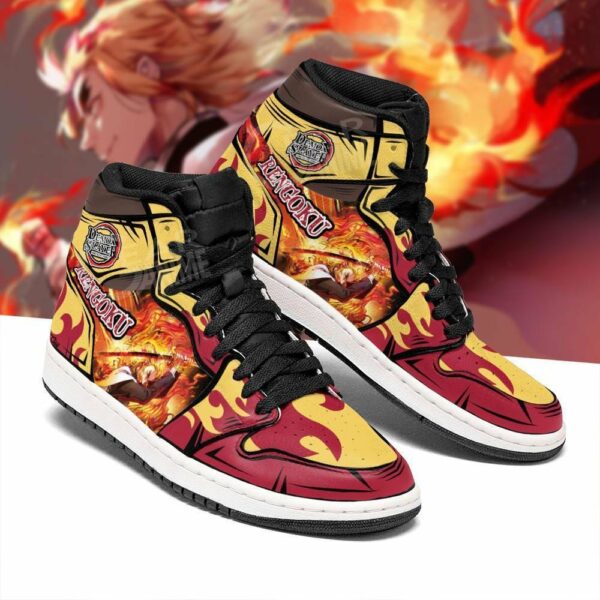 Kyojuro Rengoku Shoes Flame Breathing Custom Anime Demon Slayer Sneakers 2