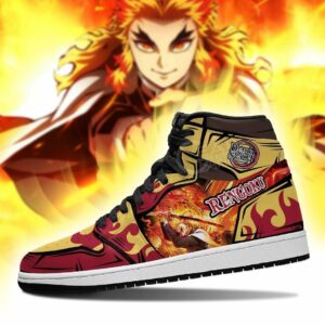 Kyojuro Rengoku Shoes Flame Breathing Custom Anime Demon Slayer Sneakers 5