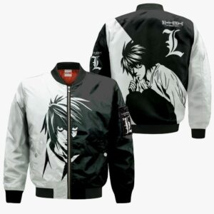 L Lawliet Hoodie Custom Shirt Anime Zip Jacket 9