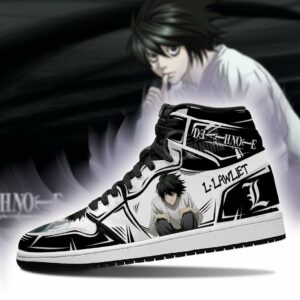 L. Lawliet Shoes Custom Death Note Anime Sneakers Fan MN05 5