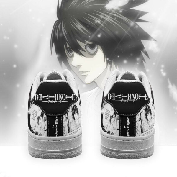 L Lawliet Shoes Death Note Anime Sneakers Fan Gift Idea PT06 3