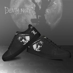 L Lawliet Shoes Death Note Custom Anime Sneakers SK11 7