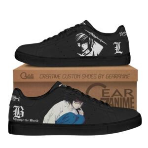 L Lawliet Shoes Death Note Custom Anime Sneakers SK11 9