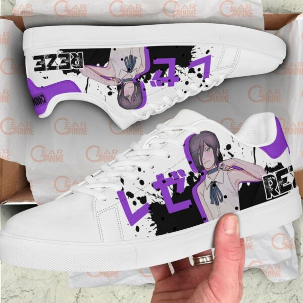 Lady Reze Skate Shoes Custom Chainsaw Man Anime Sneakers 2