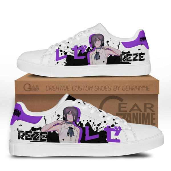 Lady Reze Skate Shoes Custom Chainsaw Man Anime Sneakers 1