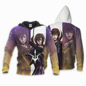 Lamperouge Lelouch Hoodie Code Geass Custom Anime Merch Clothes 8