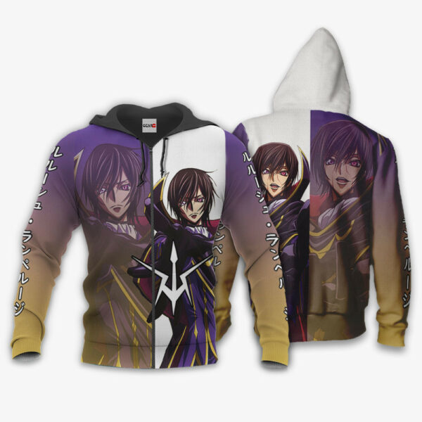 Lamperouge Lelouch Hoodie Code Geass Custom Anime Merch Clothes 1