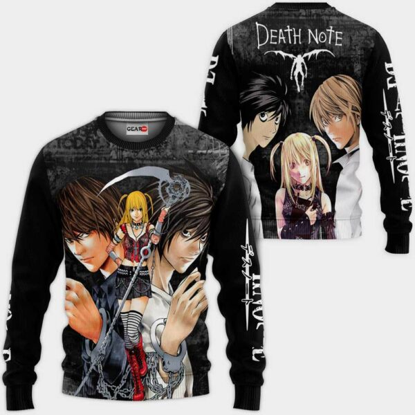 Lawliet Light Yagami Misa Hoodie Custom Anime Merch Clothes 2