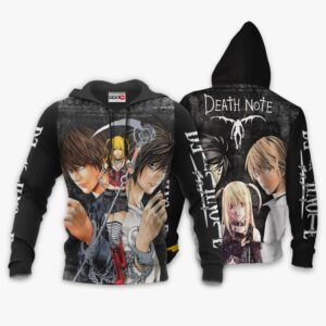 Lawliet Light Yagami Misa Hoodie Custom Anime Merch Clothes 8