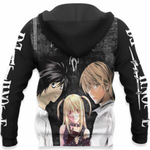 Lawliet Light Yagami Misa Hoodie Custom Anime Merch Clothes 10