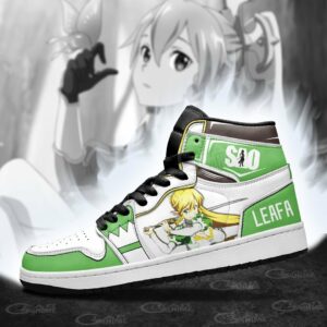 Leafa Shoes Custom Anime Sword Art Online Sneakers 7