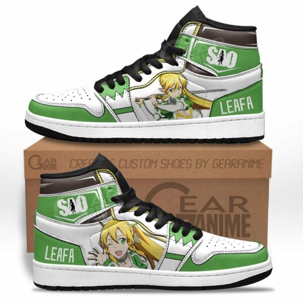 Leafa Shoes Custom Anime Sword Art Online Sneakers 1