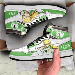 Leafa Shoes Custom Anime Sword Art Online Sneakers 5