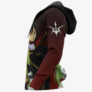 Lelouch and C.C. Hoodie Custom Code Geass Anime Merch Clothes Valentine's Gifts 11
