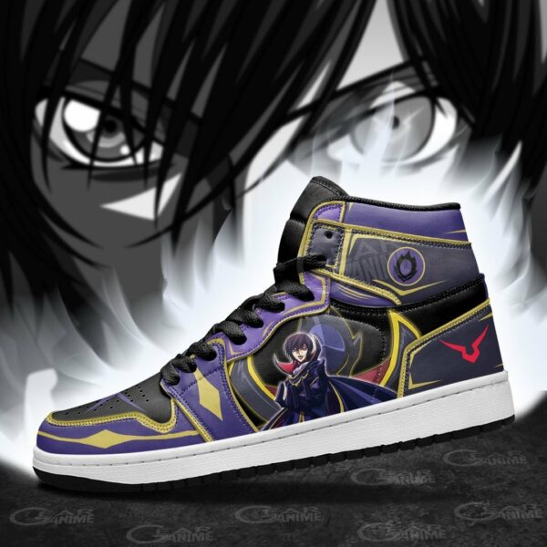 Lelouch Lamperouge Shoes Custom Anime Code Geass Sneakers 3