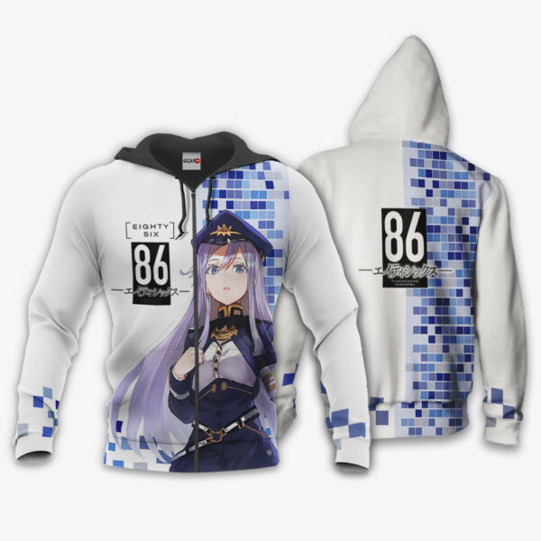 Lena Vladilena Milize Hoodie Custom Anime 86 Eighty Six Merch Clothes 1